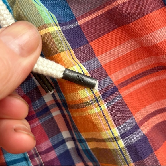 RALPH LAURN POLO Men’s size XL Plaid Swim Trunks NEW with TAGS !! - Picture 9 of 10